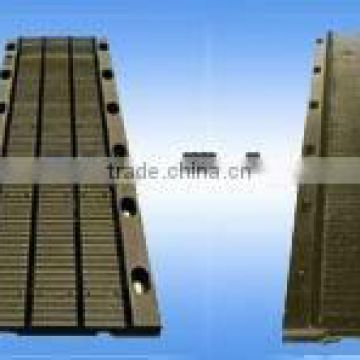 Plate rubber telescopic device