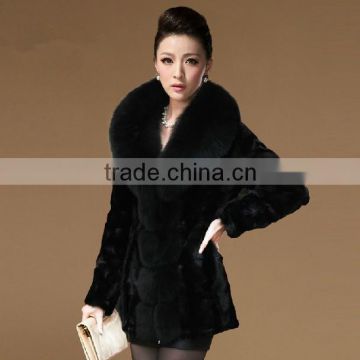 Newest Mink Fur Coat Women Fashion Fox Wool Fur Coat 2013 "11"