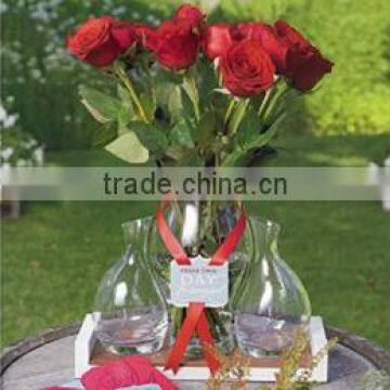 Engraved Red Rose Ceremony Set