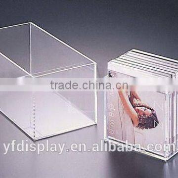 High Clear Acrylic CD & DVD holder, File Organizer,