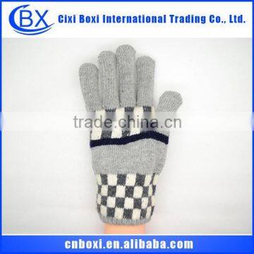 2015 new product warn fashion Men and women wool knitted hand gloves