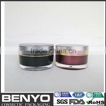 classical rounnd shape custom color fast delivery acrylic fancy plastic containers