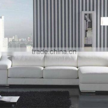 Modern Designer Furniture 1+2+3 Style Sofa Top Grain Leather Living Room Hotal Sofa Corner Minimalist Modern Furniture 9099-2