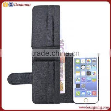 Luxury wallet leather case for iphone6, for apple 6 designer case in cheap prices