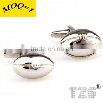 Fashion Stainless Steel Rugby Cufflink