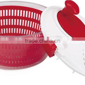 2016 Leakproof Plastic Salad Spinner With Clips and Crank Handle Salad Chopper Slicer photo-2