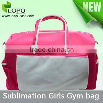 2016 new arrival sublimated printable customed Gym bag for sports