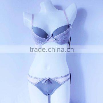 OEM Underwear Fancy Girl Bra and Panties With Lace Sexy Ladies Bra Set Supplier's Choice