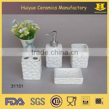 bathroom accessories set, square shape bathroom accessories set