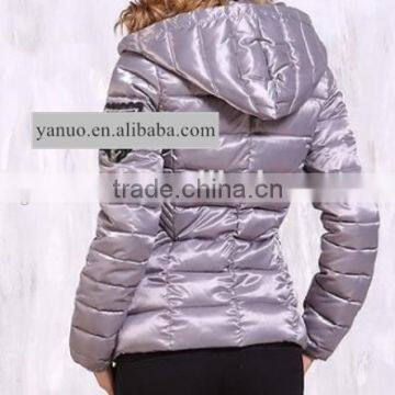 2015-2016 Fall Winter Women Down Jacket ,short Shiny Coat photo-2