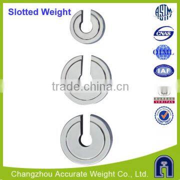 OIML standard F1 slotted weight, slotted calibration weight