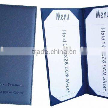Fabric Drinking Menu Cover