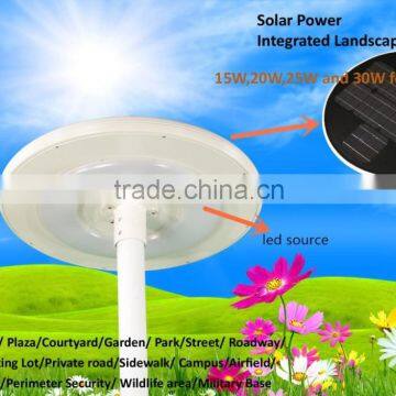 Lithium Battery All 15W Round Solar LED Garden Lighting