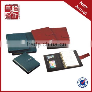 fashional logo printing notebook with pen inside