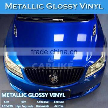 Super Quality CARLIKE Glossy Chrome Metallic Self Adhesive Vinyl photo-6