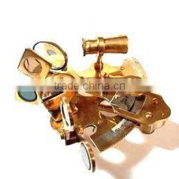 VINTAGE Pirate Brass Nautical Sextant- Buy Brass Nautical Sextant With Box 1029 photo-6