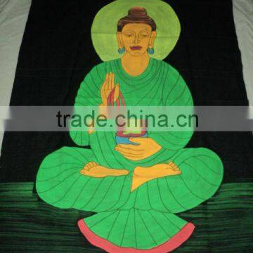 batik wall hangings buddha