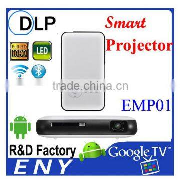 ENY-EMP01 Rk3128 quad core 1GB RAM 8GB ROM Mini DLP Android MINI smart portable projector bluetooth4.0 portable projector