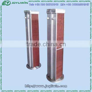 Super compact shell and tube heat exchanger/ cooler for Atlas Copco air compressor devices