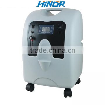 Oxygen concentrator for glass blowing with high pressure and purity