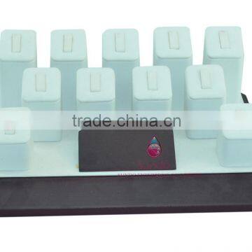 Showcase hot sale wooden jewelry tray stand for ring