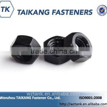 High Quality Made in china Black Grade 8 Hex Hexagon Nut