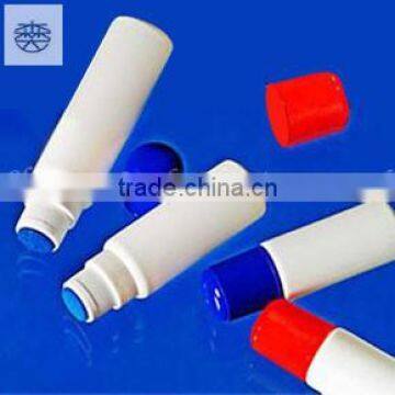 Top sponge plastic bottle, liniment plastic bottle with sponge applicator,30ml applicator bottle