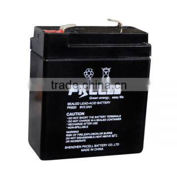 Factory supply 6V 2Ah Rechargeable AGM Gel UPS Lead Acid Battery