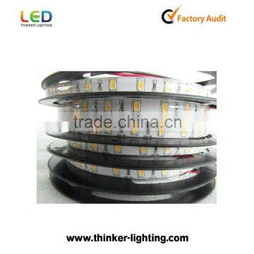 SMD3014 Led strip light red color 60led/m strip light waterproof with CE&Rohs