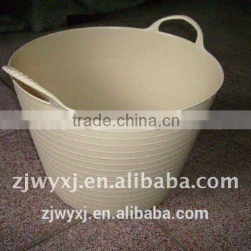 flexible plastic garden buckets&tubs,small plastic pail,new product