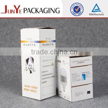 2015 new style energy saving lamp logo printed recycle packing paper box