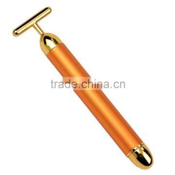 Beauty Bar 24k Golden Pulse facial massager 1 AA Battery face roller