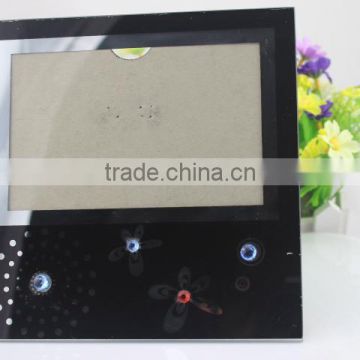 Cheap Transparent Crystal Glass Frame For Pictures