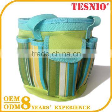 Custom Bucket Tool Bag,Garden Tool Bags made of durable 600D oxford fabric