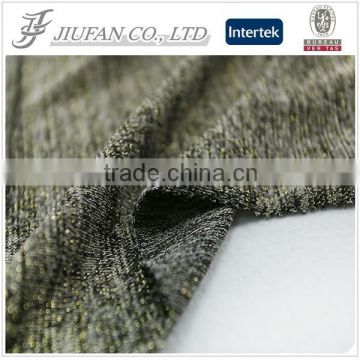 Jiufan Textile Latest Popular Hacci Polyester Spandex Fabric with Lurex