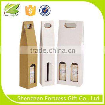 wholesale paper wine gift box with window