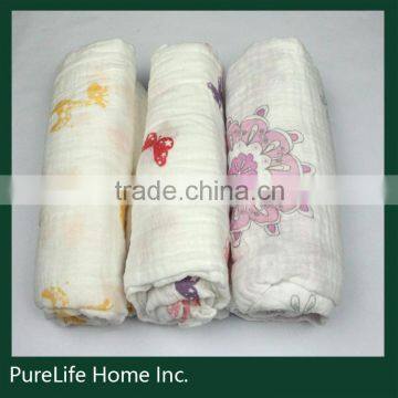 SZPLH Best Sale Cotton Muslin Swaddle Towel Blanket