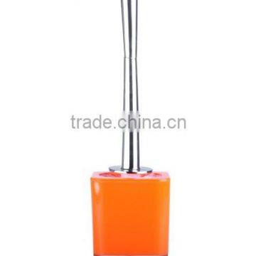 Bright Orange Plastic Toilet Brush Square Toilet Brushes Online