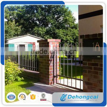 iron material and manual control opening pattern wrought iron gate