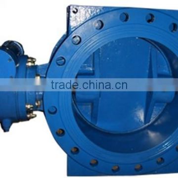 Flange type Double eccentric butterfly valve with gearbox and handwheel