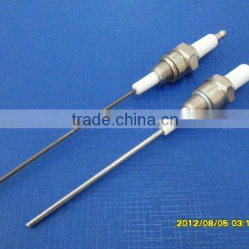 gas burner spark ignition electrode flame sensor