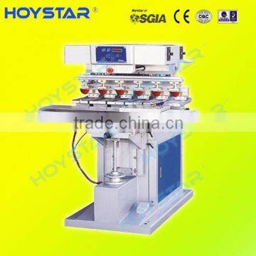 shuttle 6 color pad printing machine for toy