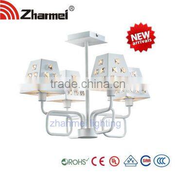 White chandelier Modern Crystal Ceiling Lamp,ceiling light