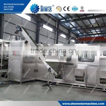 User friendly 5 gallon mineral water filling line