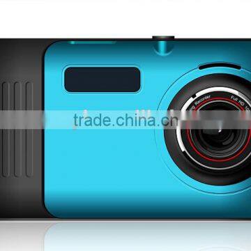 Android 4.4 Quad-core high-speed car dvr camera with 5 inch 1080P Full HD capacitive touch screen