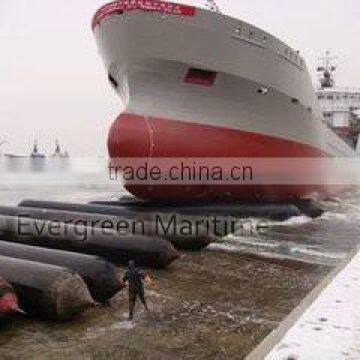 D1.5X12M High Strength Pressure Heavy Duty ship launching airbags, marine salvage airbags, heavy lifting airbags