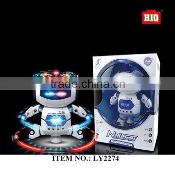 New products BO dancing robot toys with music and light for baby gift