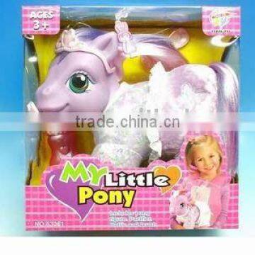 Rubber animal toys( Mr. Little Pony) pony toy, plastic horse toy, pony horse DW2400477