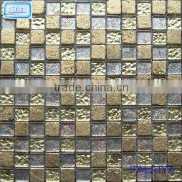 Italy classical glass mix stone mosaic tile ST102