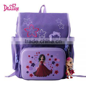 Wholesale girls school backpack cheap primary school bag